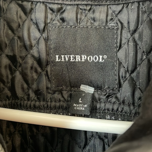 🌹NWOT:LIVERPOOL NEREUS BLACK ZIP UP JACKET - Picture 9 of 14